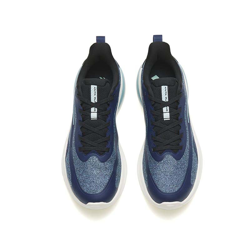 Anta A-FLOW Running Shoes Blue / Black | PAU081759