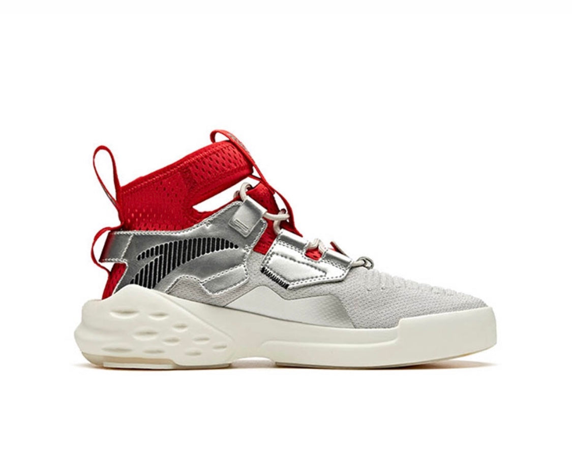 Anta Badao Coca Cola x Zero Sneakers Silver Red | UCK206173