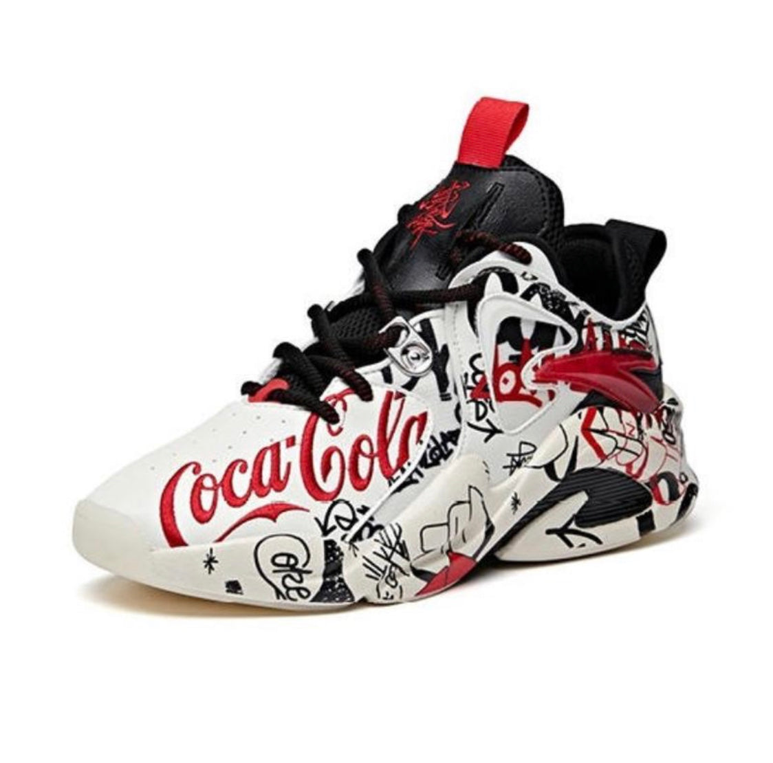 Anta Badao x Coca Cola Sneakers Black / White / Red | DKF164053