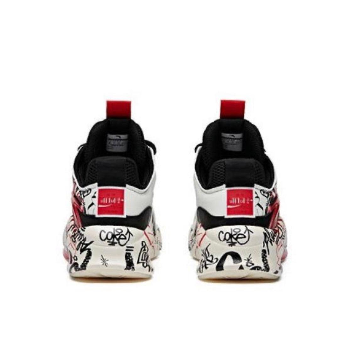 Anta Badao x Coca Cola Sneakers Black / White / Red | DKF164053