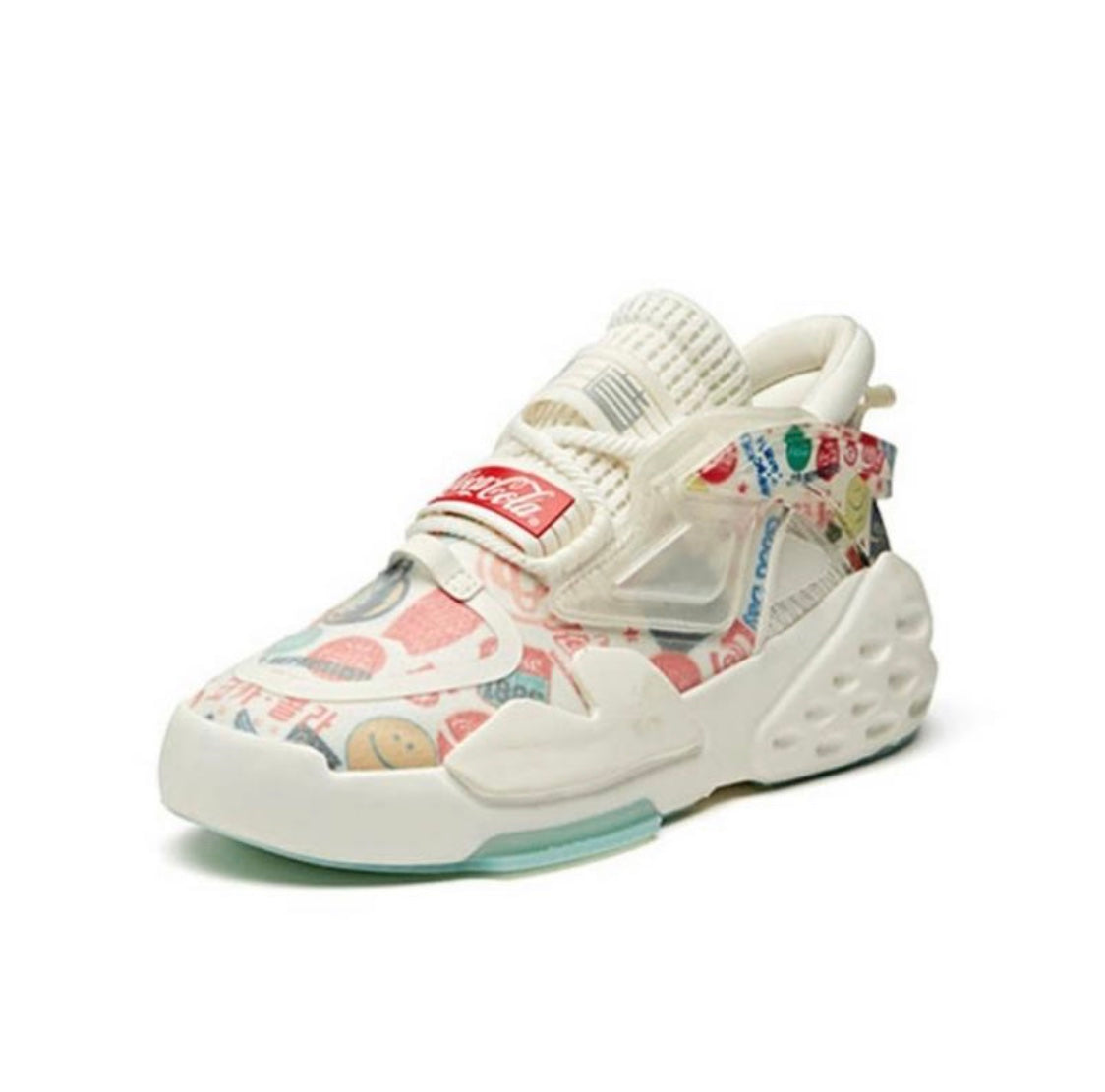 Anta Badao x Coca Cola Sneakers White / Red / Blue | QCJ841536