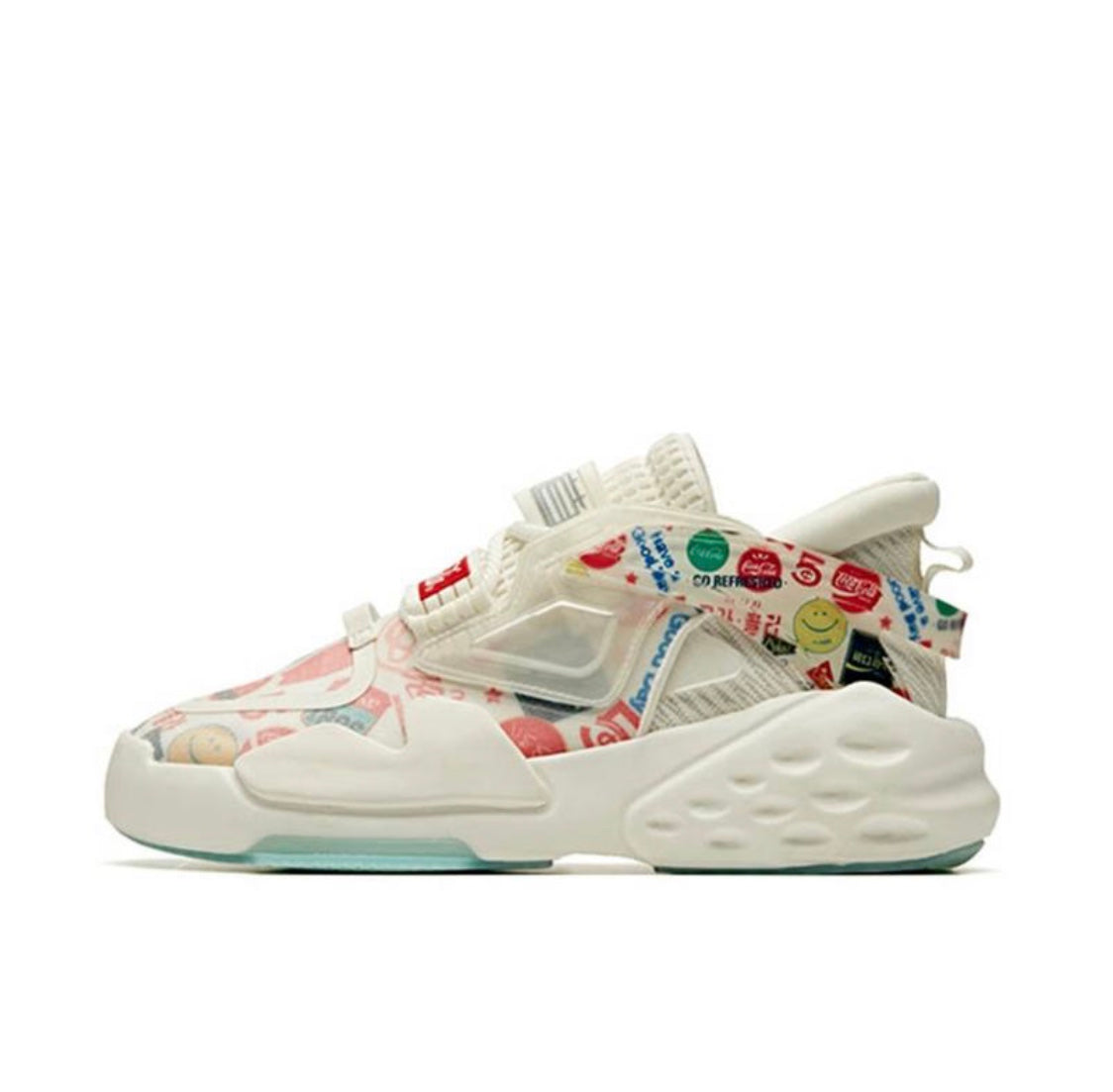 Anta Badao x Coca Cola Sneakers White / Red / Blue | QCJ841536