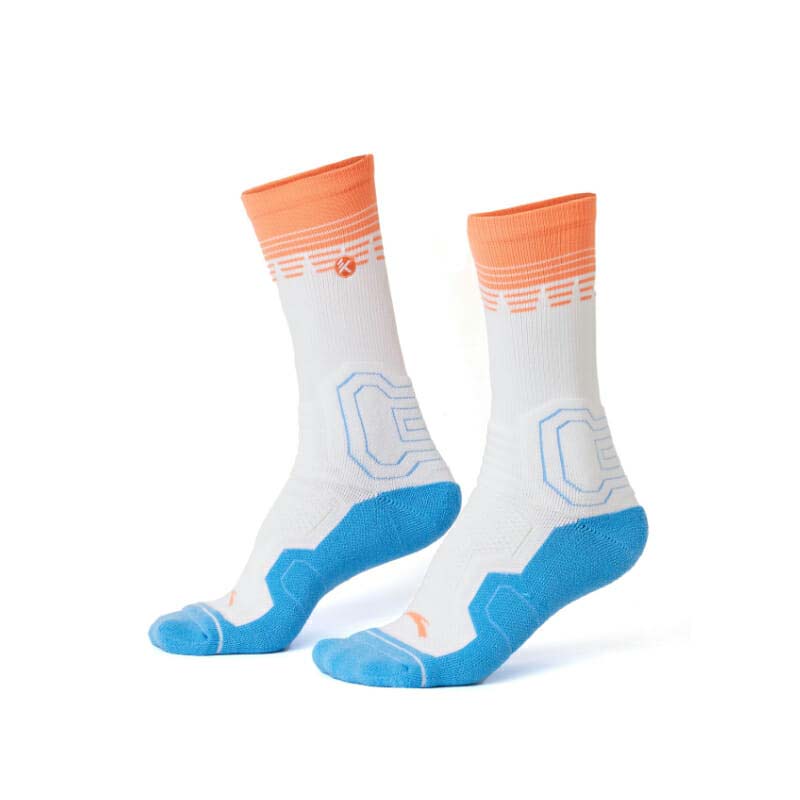 Anta Basketball Socks Orange / White / Blue | LEK761905