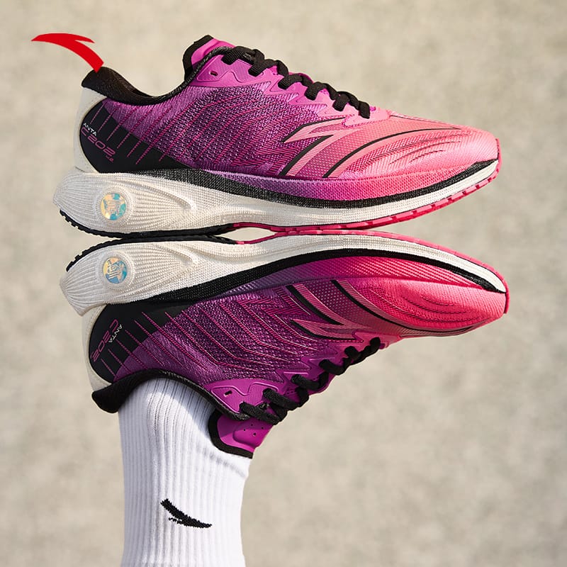 Anta C202 4.0 Running Shoes Purple / Black / Rose Red | TXG395807