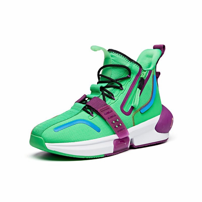 Anta Dragon Ball Super “Piccolo” Basketball Shoes Green | RUN317698