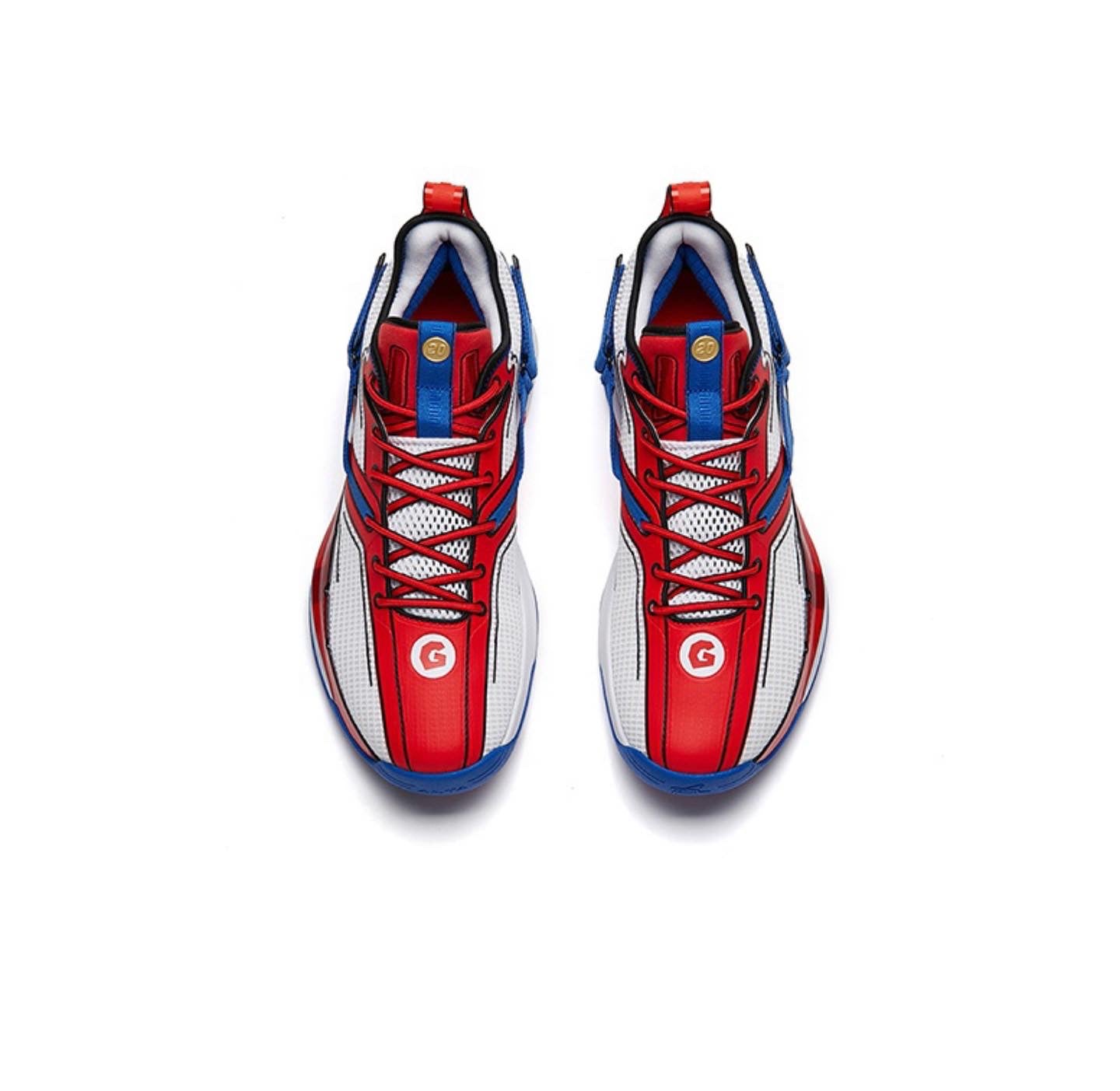 Anta Gordon Hayward GH3 Basketball Shoes Red / White / Blue | UNB518794