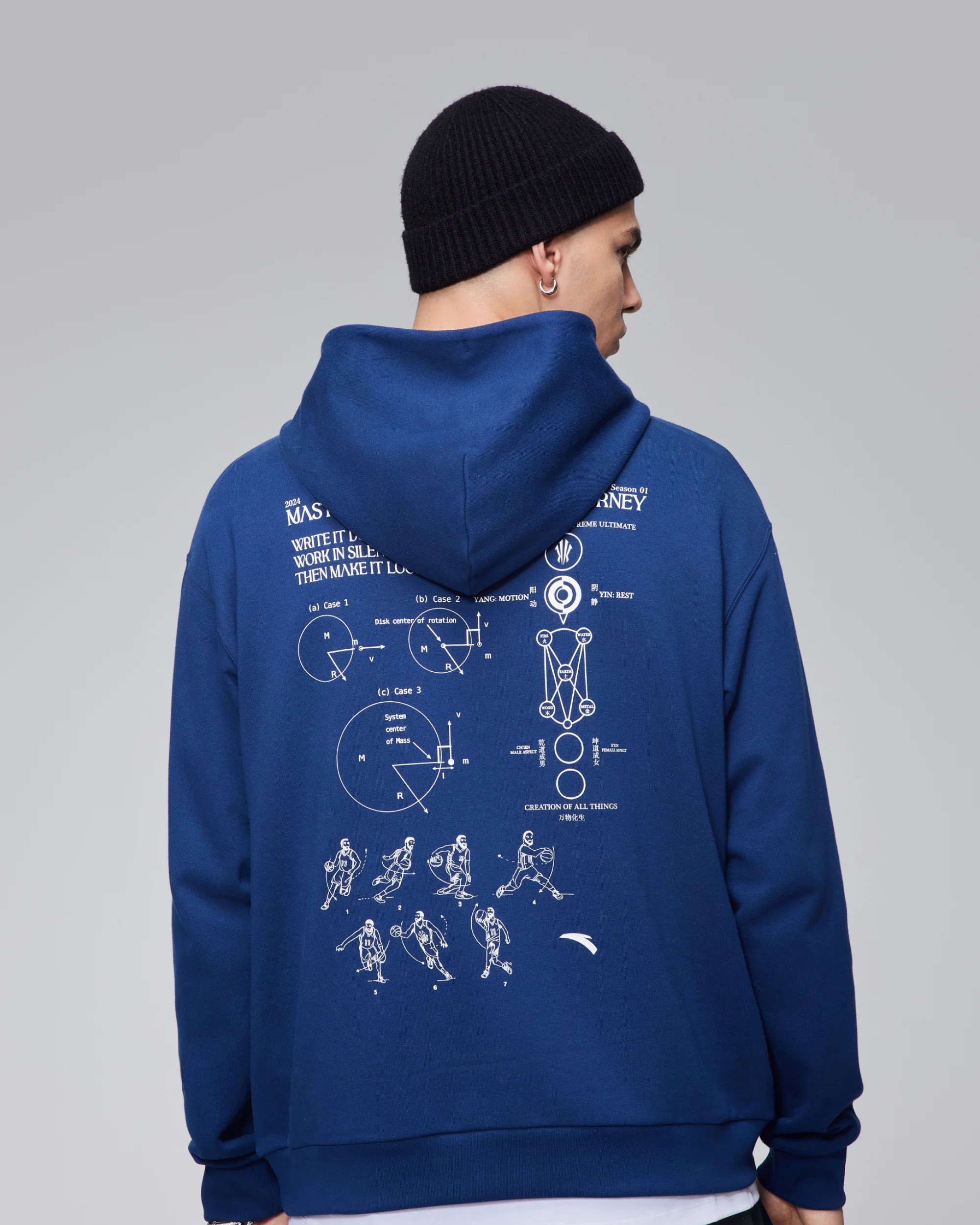 Anta KAI Hoodie Blue | PKN329647