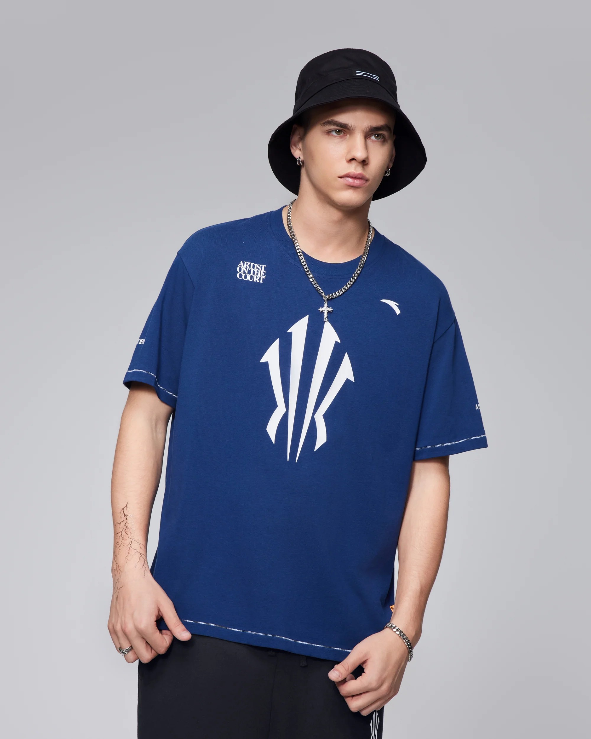 Anta KAI T-shirt Blue | OGL415290