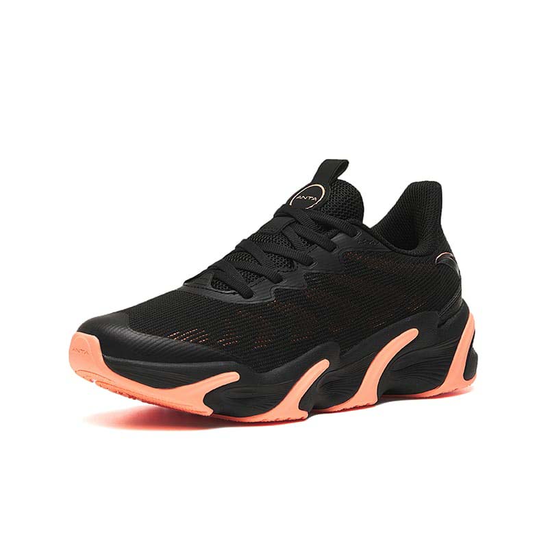 Anta KEEP MOVING Running Shoes Black / Orange | JQY728630