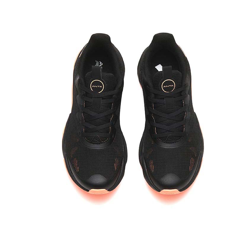 Anta KEEP MOVING Running Shoes Black / Orange | JQY728630