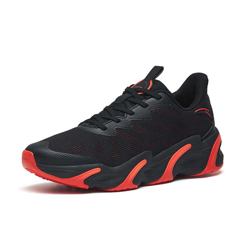 Anta KEEP MOVING Running Shoes Black / Red | FZL130826