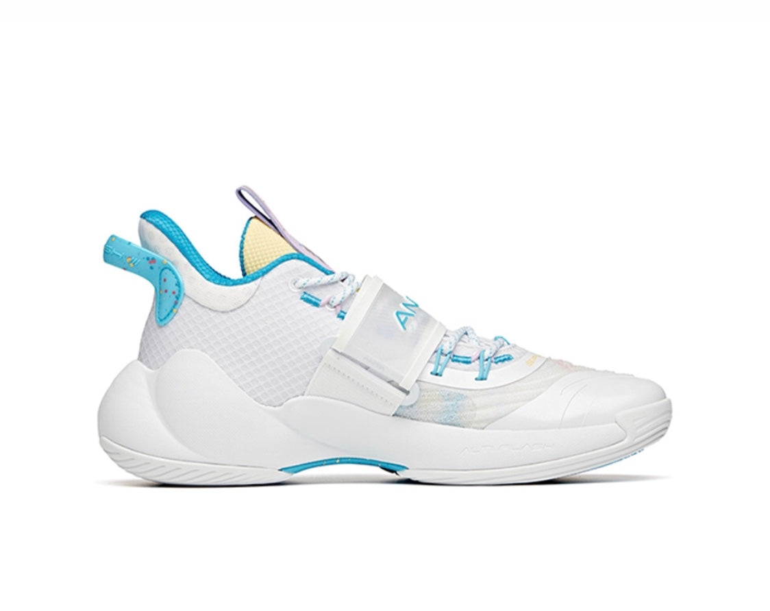 Anta KT Splash 3.0 Low Iced Blueberry Tea Basketball Shoes White / Blue | TFY539068