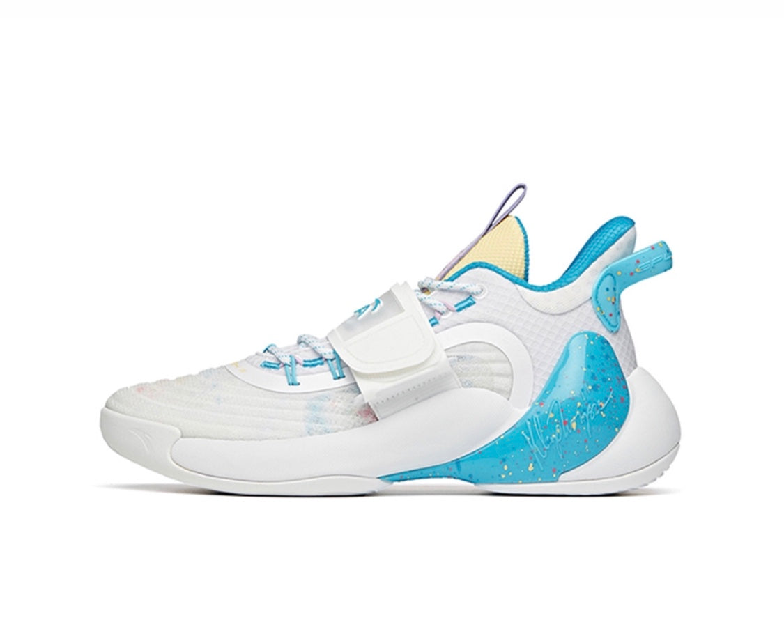 Anta KT Splash 3.0 Low Iced Blueberry Tea Basketball Shoes White / Blue | TFY539068