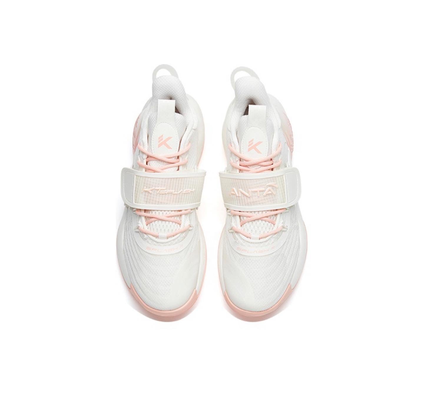 Anta KT Splash 3.0 Low Peach Basketball Shoes White / Pink | VMC021895