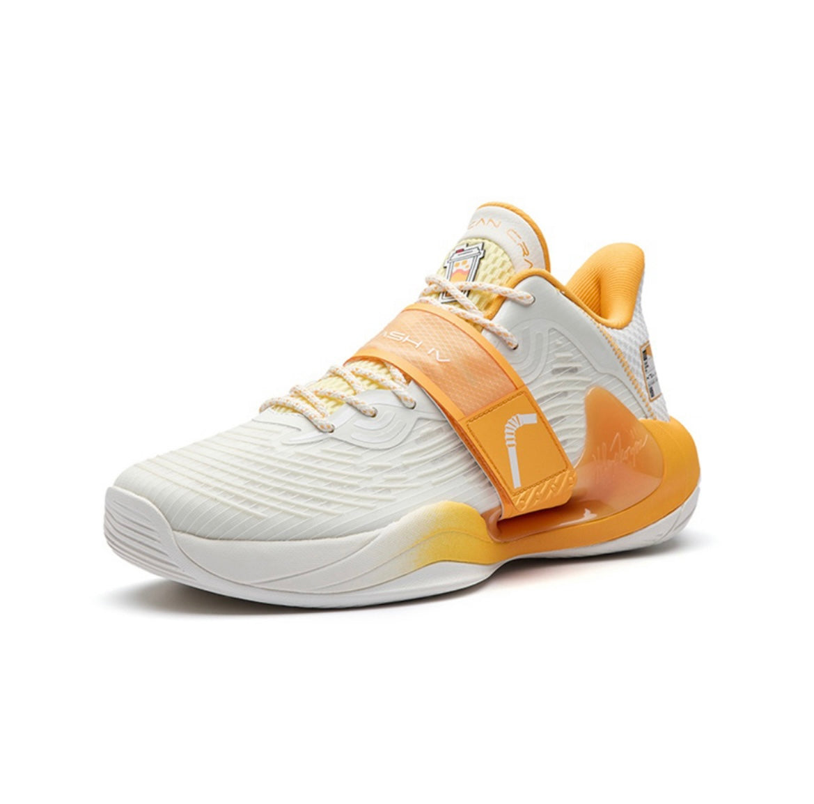 Anta KT Splash 4.0 Basketball Shoes White / Yellow | RIZ541608