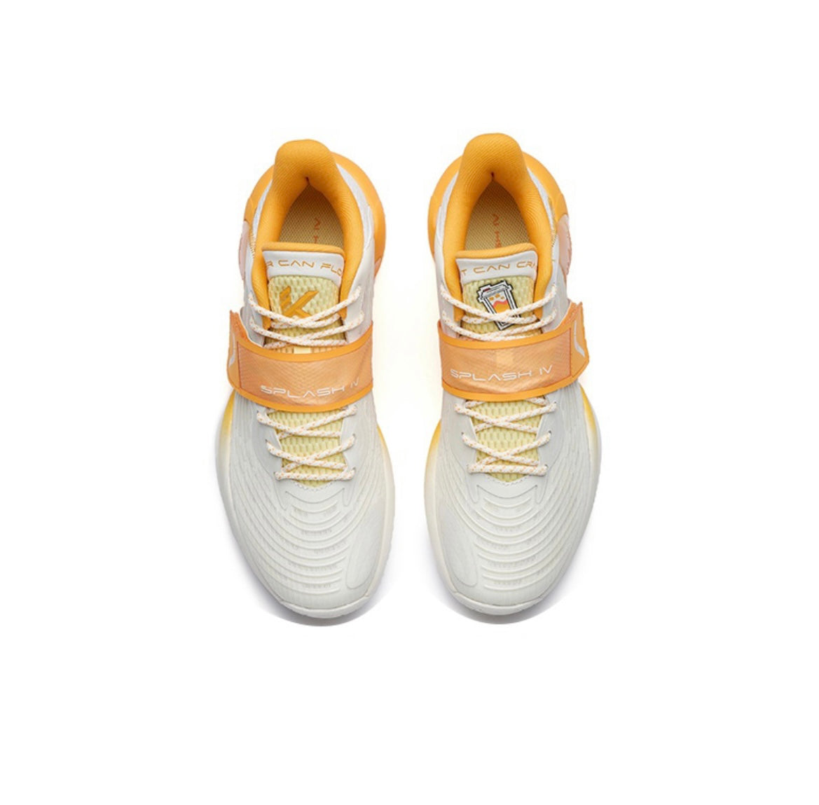 Anta KT Splash 4.0 Basketball Shoes White / Yellow | RIZ541608