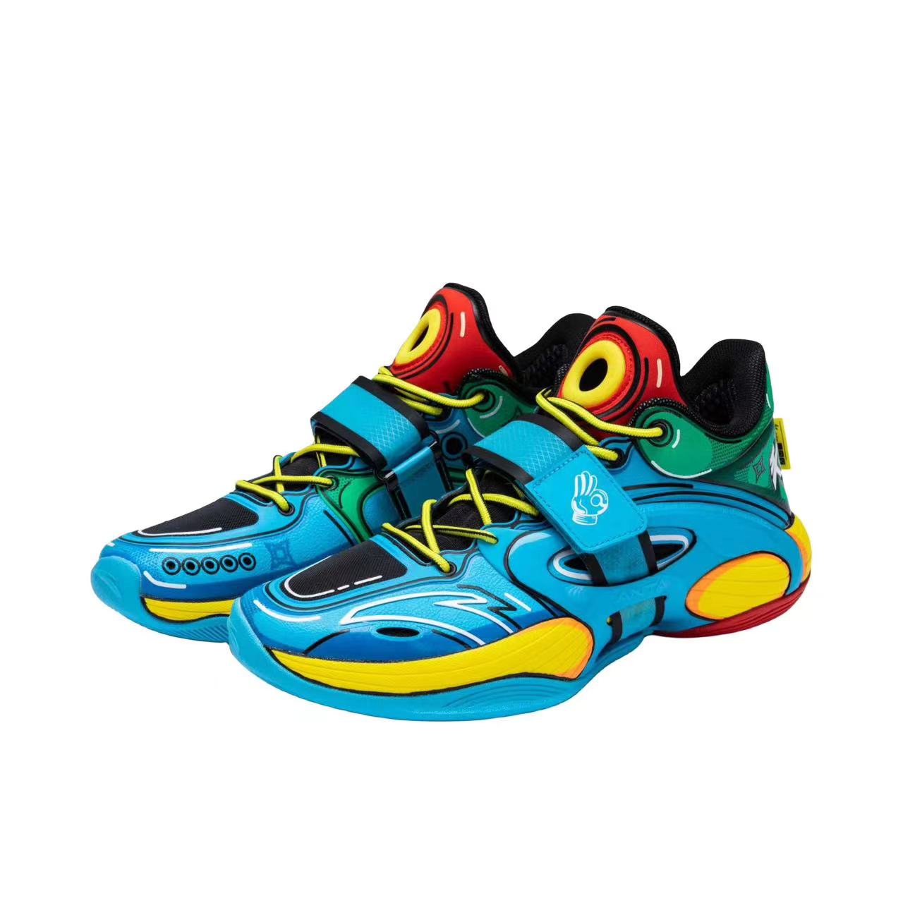 Anta KT Splash 5.0 Basketball Shoes Blue / Black | ARO750489