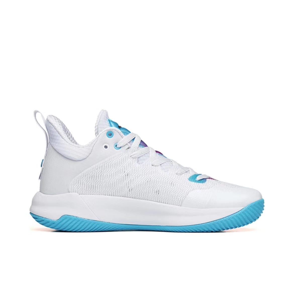 Anta KT “The Mountain 1.0” Low Actual Basketball Shoes White / Blue / Purple | JSK495617