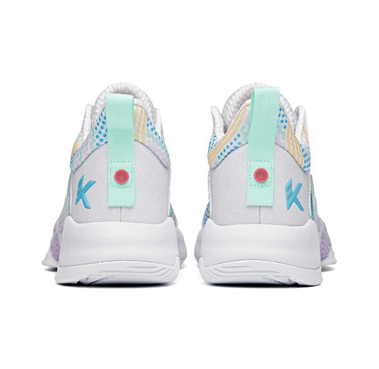 Anta KT “The Mountain 1.0” Low Basketball Shoes White / Blue / Purple | HKN302789