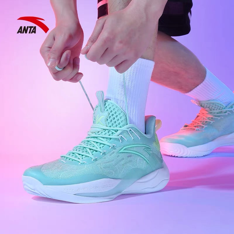 Anta KT The Mountain 2.0 Basketball Shoes Green | XVW146892