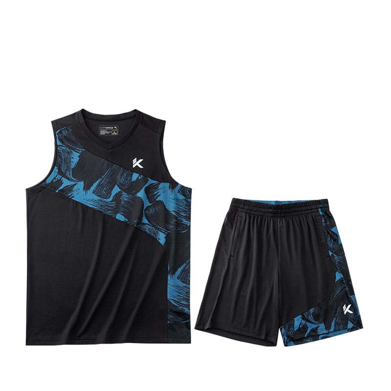 Anta Klay Thompson Basketball Suit Black | KGP923154