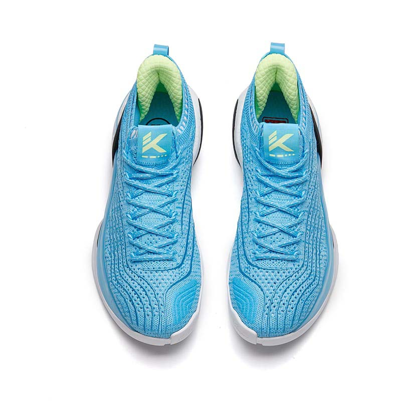 Anta Klay Thompson KT7 “Turn The Waves” Low Basketball Shoes Blue / Yellow / White | OMR695748