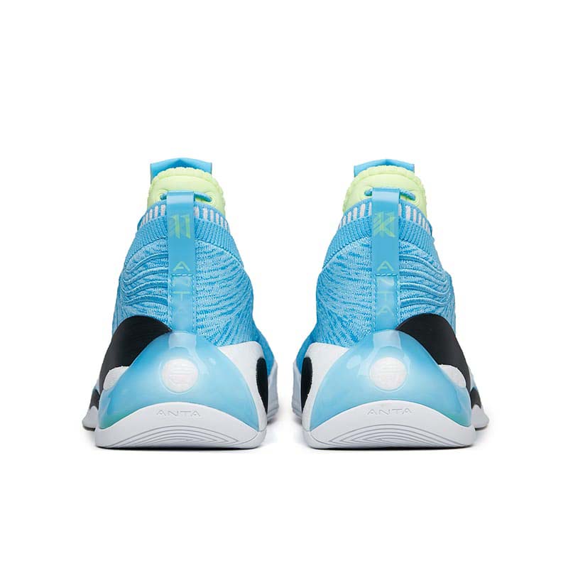 Anta Klay Thompson KT7 “Turn The Waves” Low Basketball Shoes Blue / Yellow / White | OMR695748