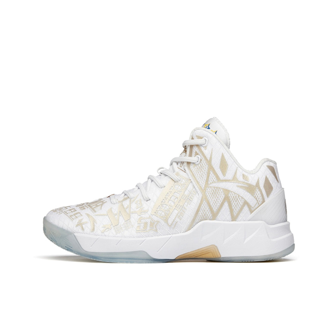 Anta Klay Thompson Kt1 Pro “Decennial” Basketball Shoes White / Gold | QVT610892