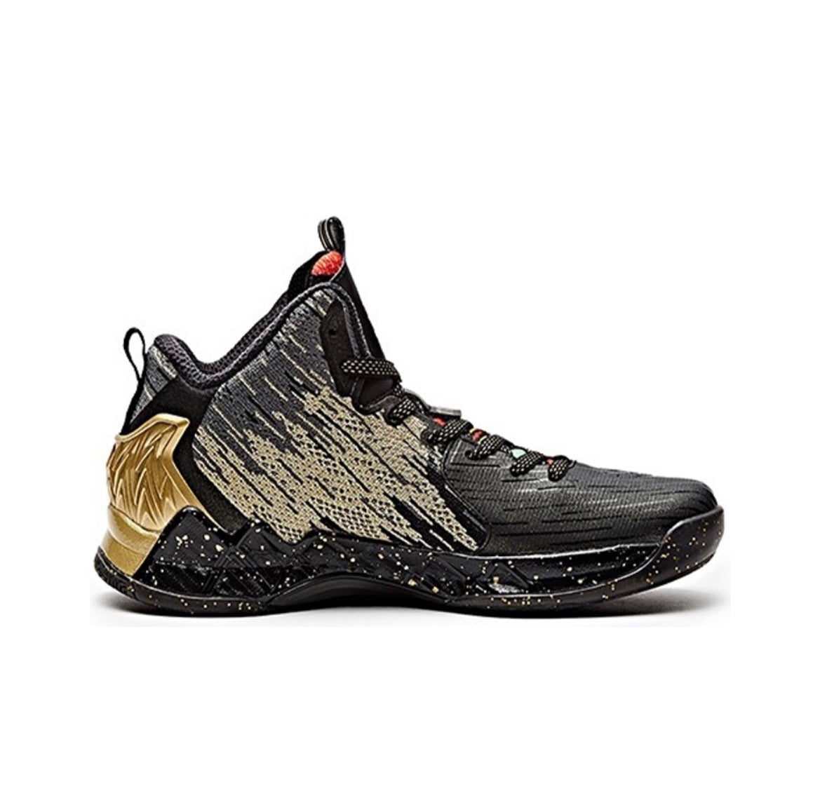 Anta Klay Thompson Kt2 The Finals Basketball Shoes Black / Gold | GKE937681