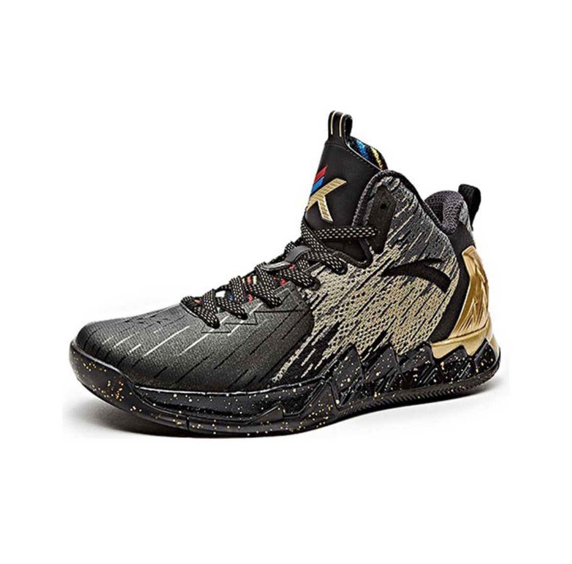 Anta Klay Thompson Kt2 The Finals Basketball Shoes Black / Gold | GKE937681