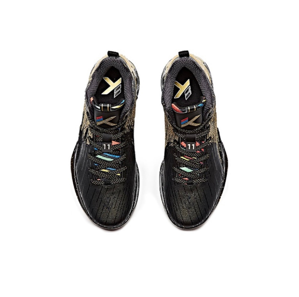 Anta Klay Thompson Kt2 The Finals Basketball Shoes Black / Gold | GKE937681