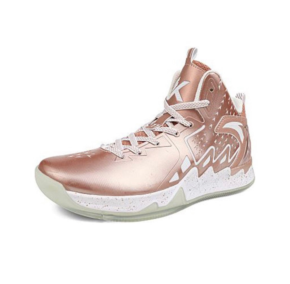 Anta Klay Thompson Kt2 The Finals Basketball Shoes Rose Gold | TKQ953641