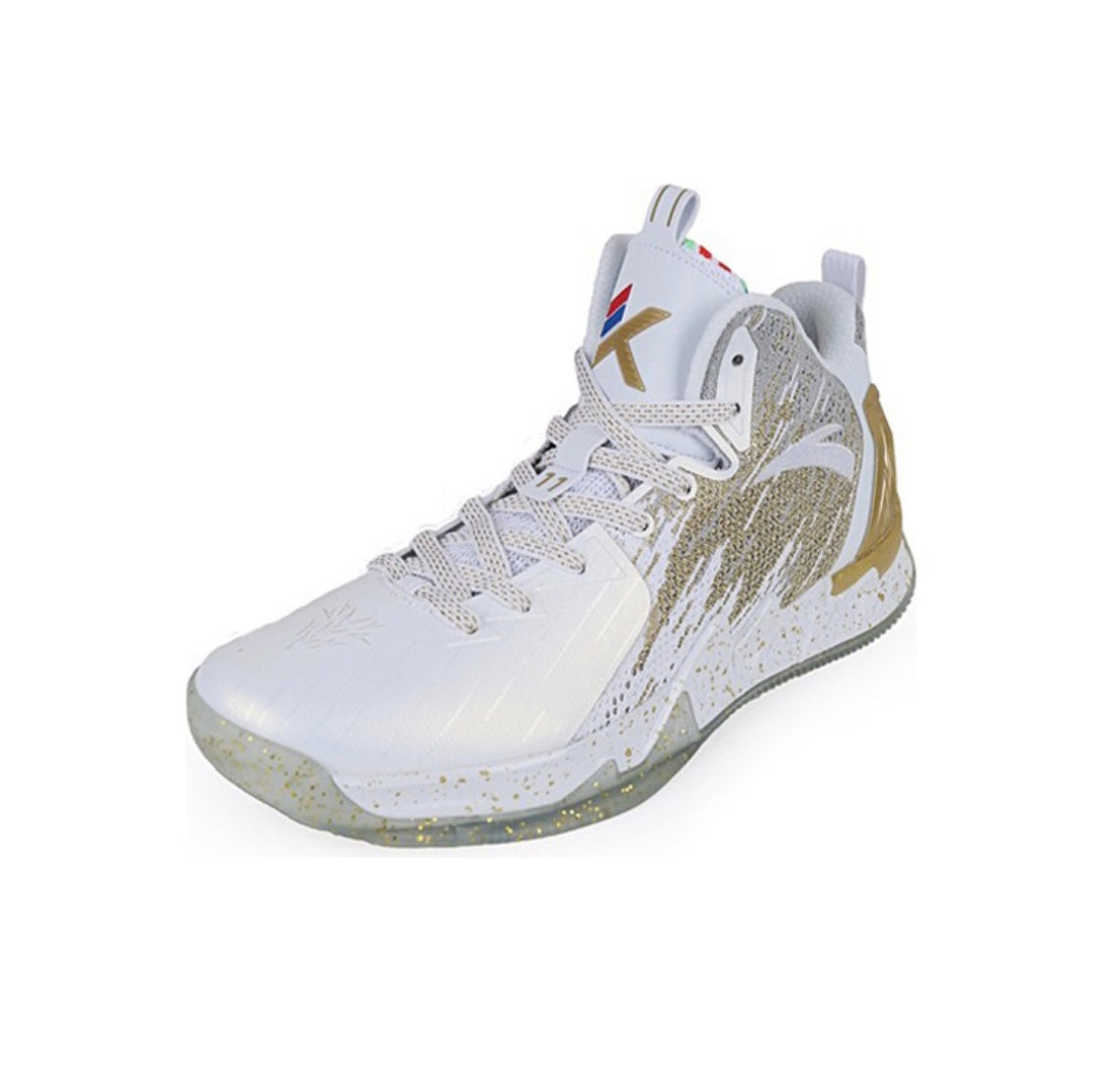 Anta Klay Thompson Kt2 The Finals Basketball Shoes White / Gold | JVF987013