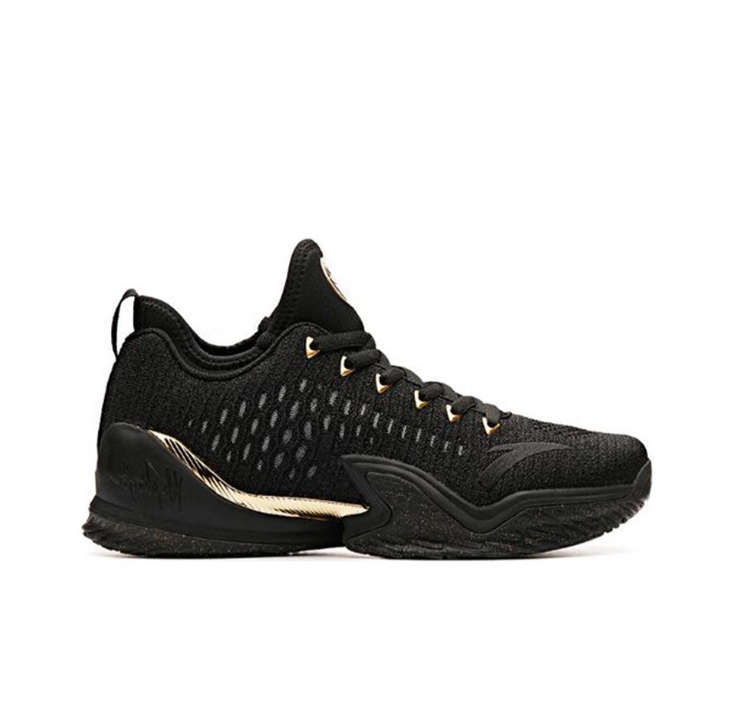 Anta Klay Thompson Kt3 Basketball Shoes Black / Gold | IYN349612