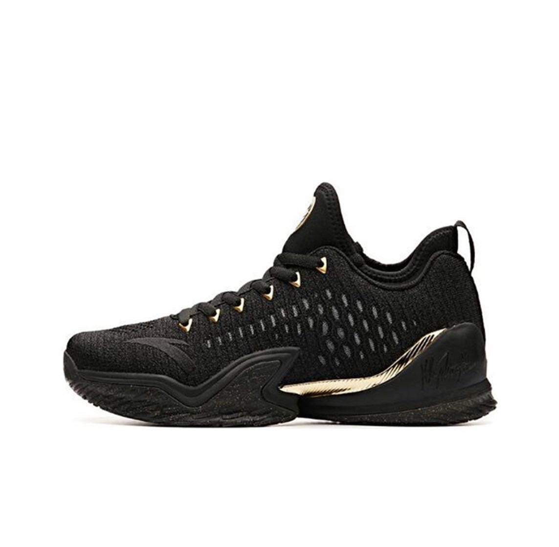 Anta Klay Thompson Kt3 Basketball Shoes Black / Gold | IYN349612