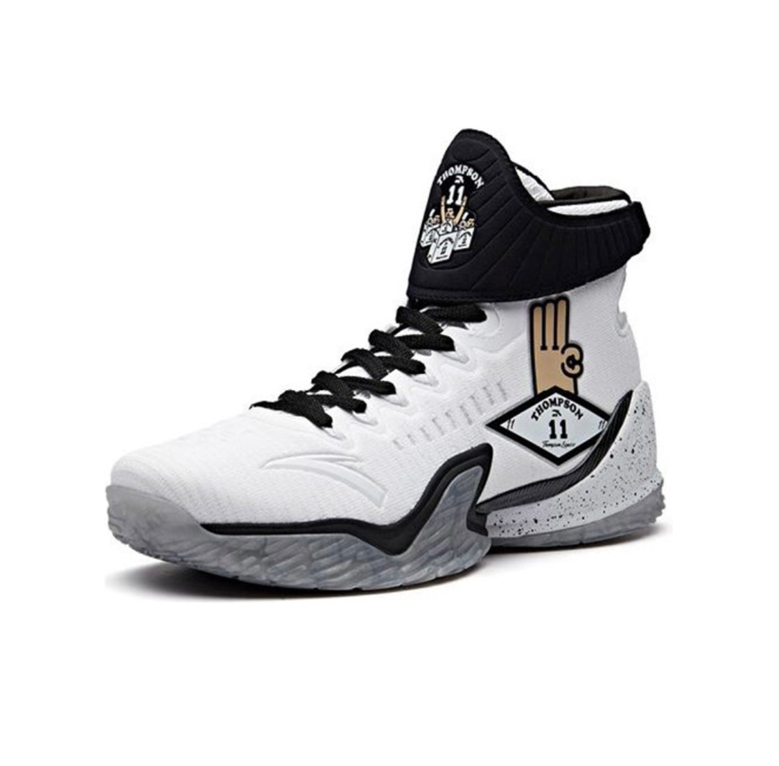 Anta Klay Thompson Kt3 “Chop hands” Basketball Shoes White / Black | JFZ041629