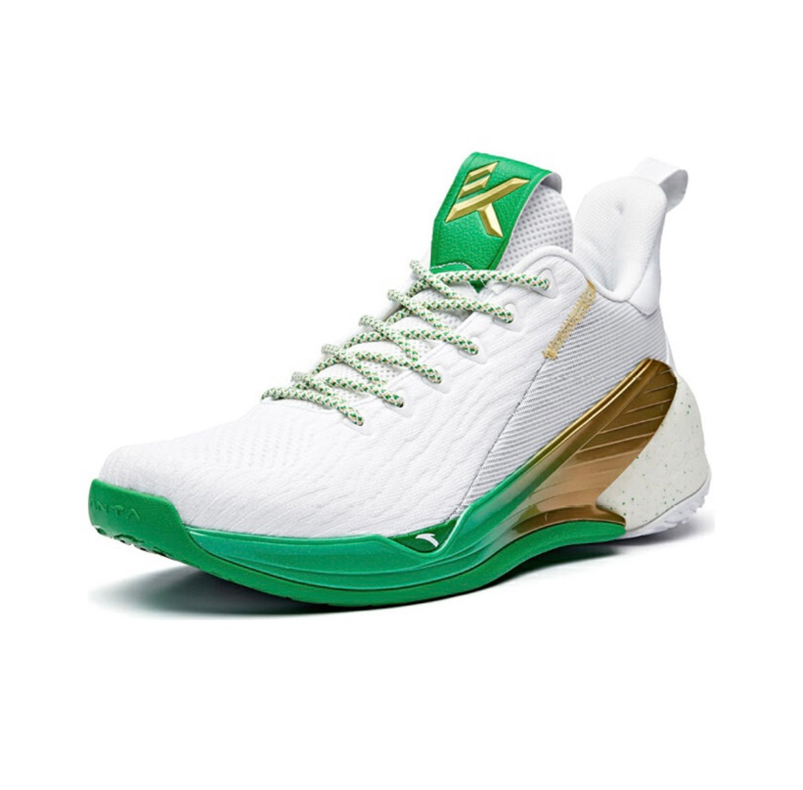 Anta Klay Thompson Kt4 Basketball Shoes White / Green | LBT149065