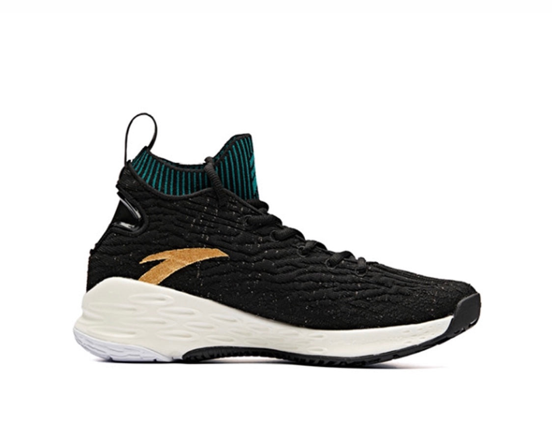 Anta Klay Thompson Kt4 Basketball Shoes Black / Green | ORT368704