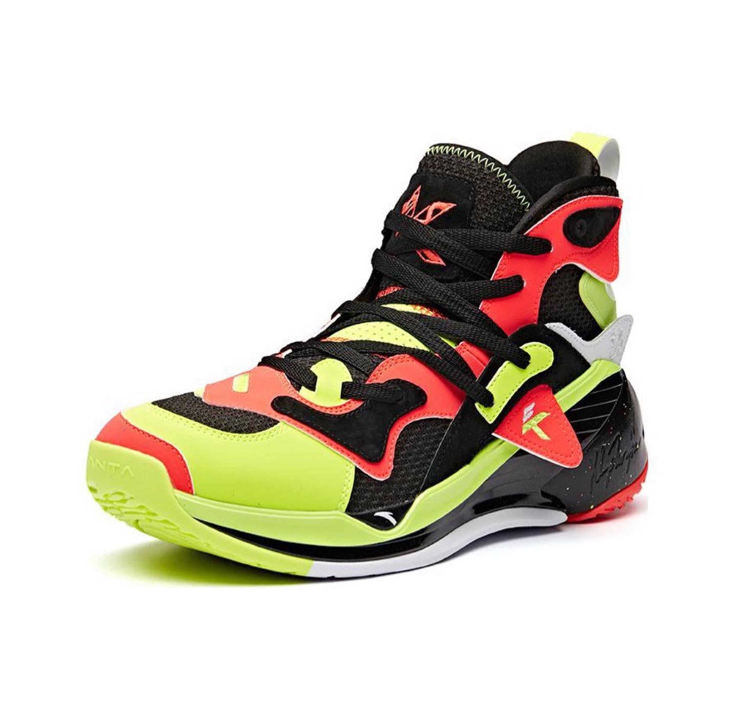 Anta Klay Thompson Kt4 Disruptive Basketball Shoes Green / Black / Red | SZK982761