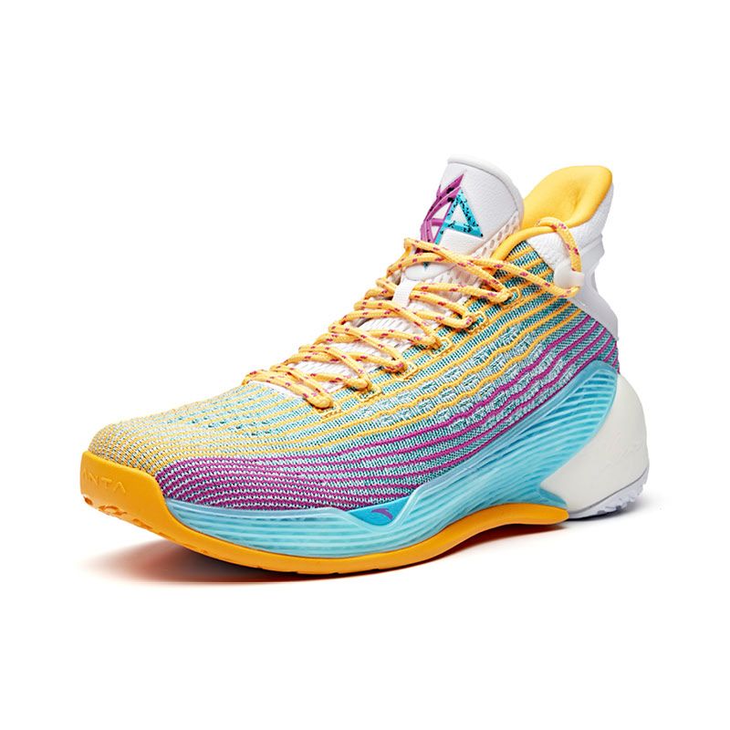 Anta Klay Thompson Kt4 Final Basketball Shoes Yellow / Blue | GFR134078