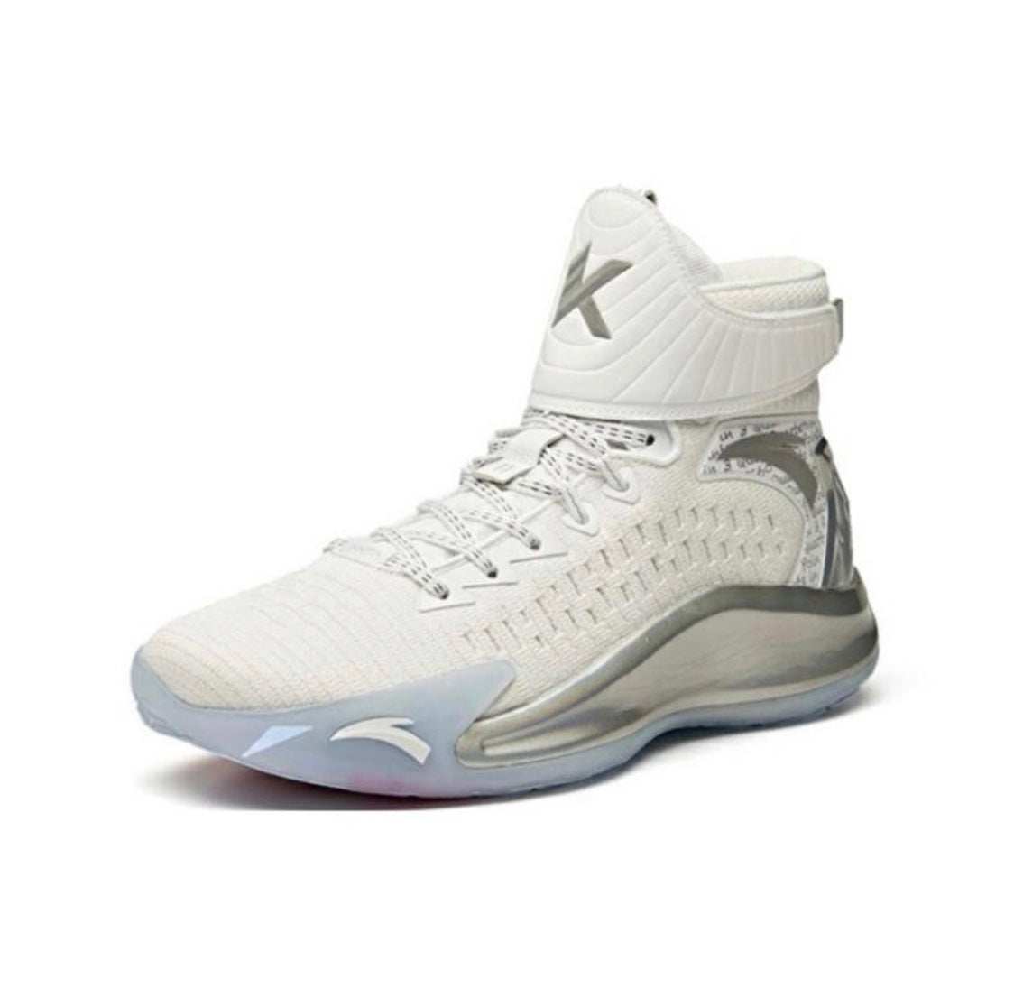 Anta Klay Thompson Kt5-Remix “Prototype” Basketball Shoes Silver White | JML035976