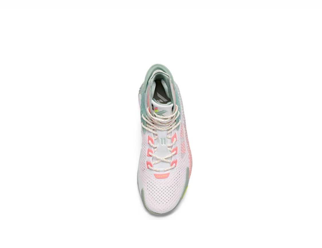 Anta Klay Thompson Kt5 High Basketball Shoes White / Green / Pink | BUS572986