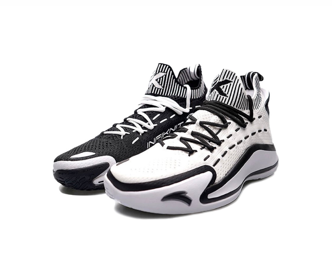 Anta Klay Thompson Kt5 Low “Black Mandarin Duck” Basketball Shoes White / Black | DCH931240