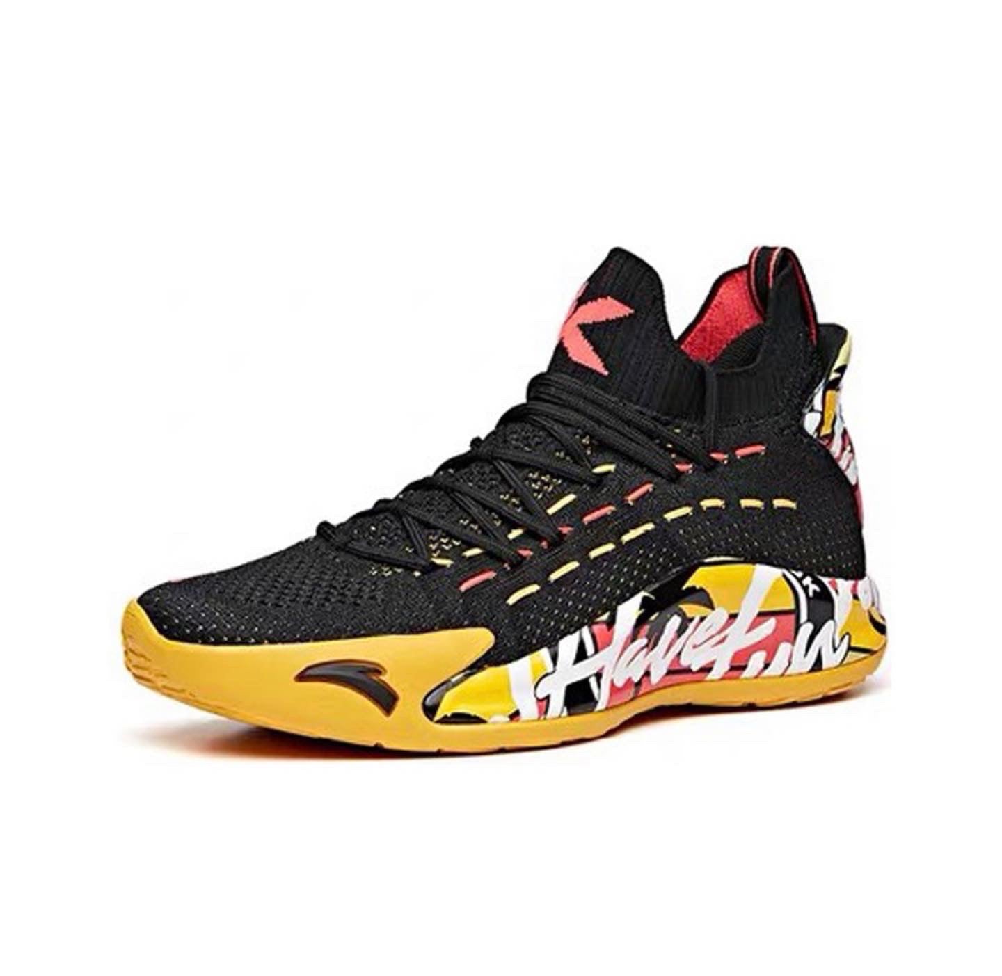 Anta Klay Thompson Kt5 Low “Have Fun In LA” Basketball Shoes Black / Yellow | GVE987342