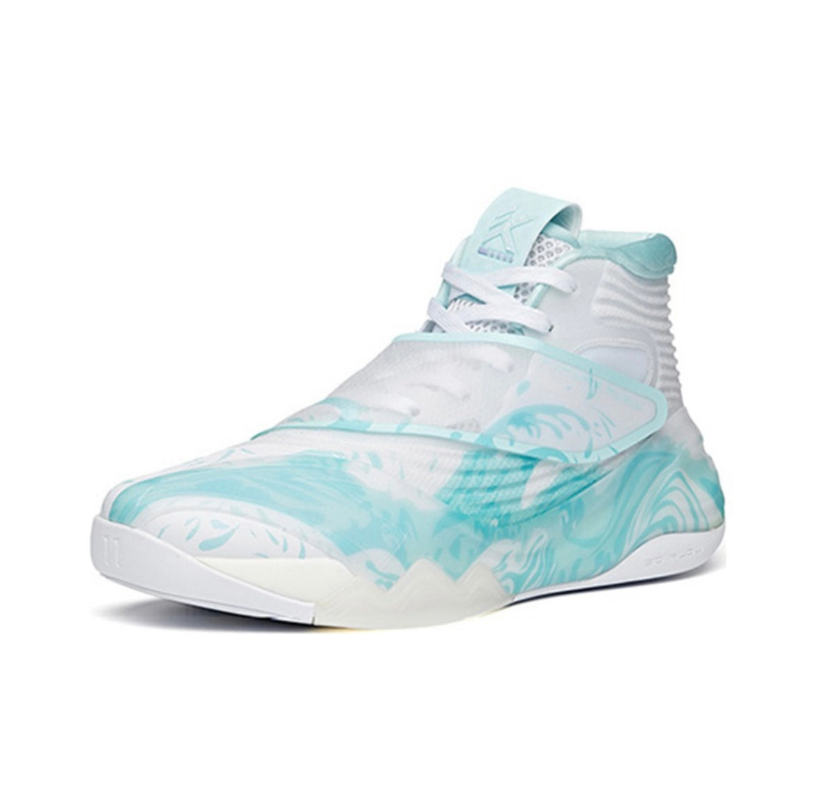 Anta Klay Thompson Kt6 High - Wave Basketball Shoes White / Turquoise | RBZ139758