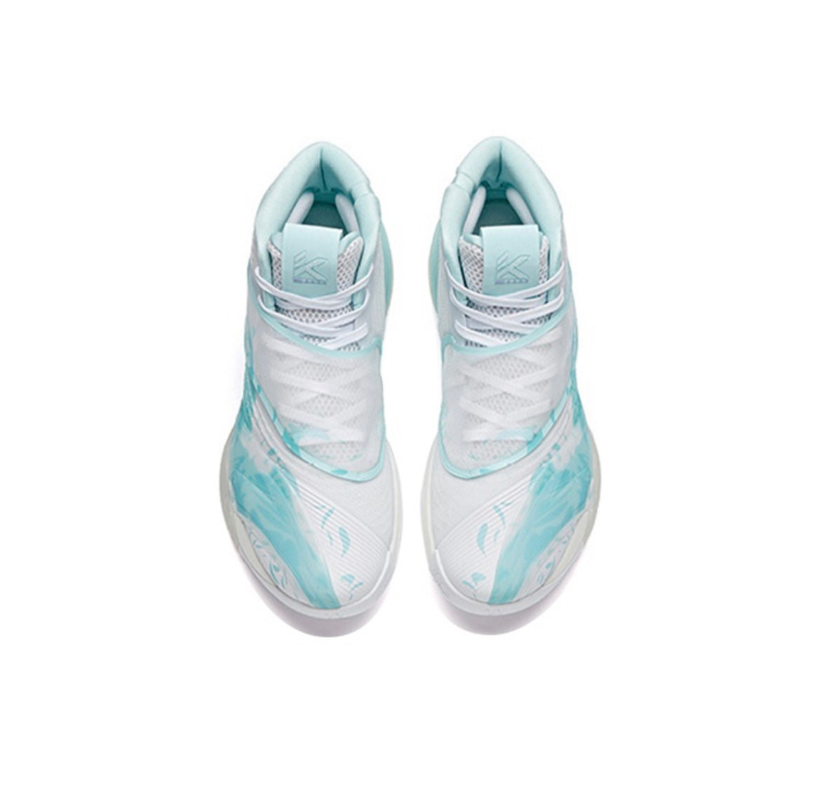 Anta Klay Thompson Kt6 High - Wave Basketball Shoes White / Turquoise | RBZ139758