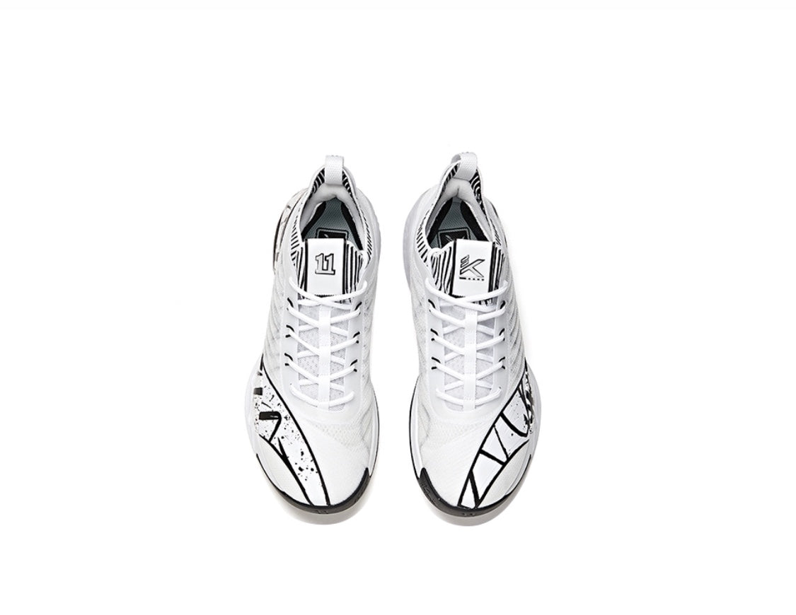 Anta Klay Thompson Kt6 Low “NIJIGEN” Basketball Shoes White / Black | GQX659138