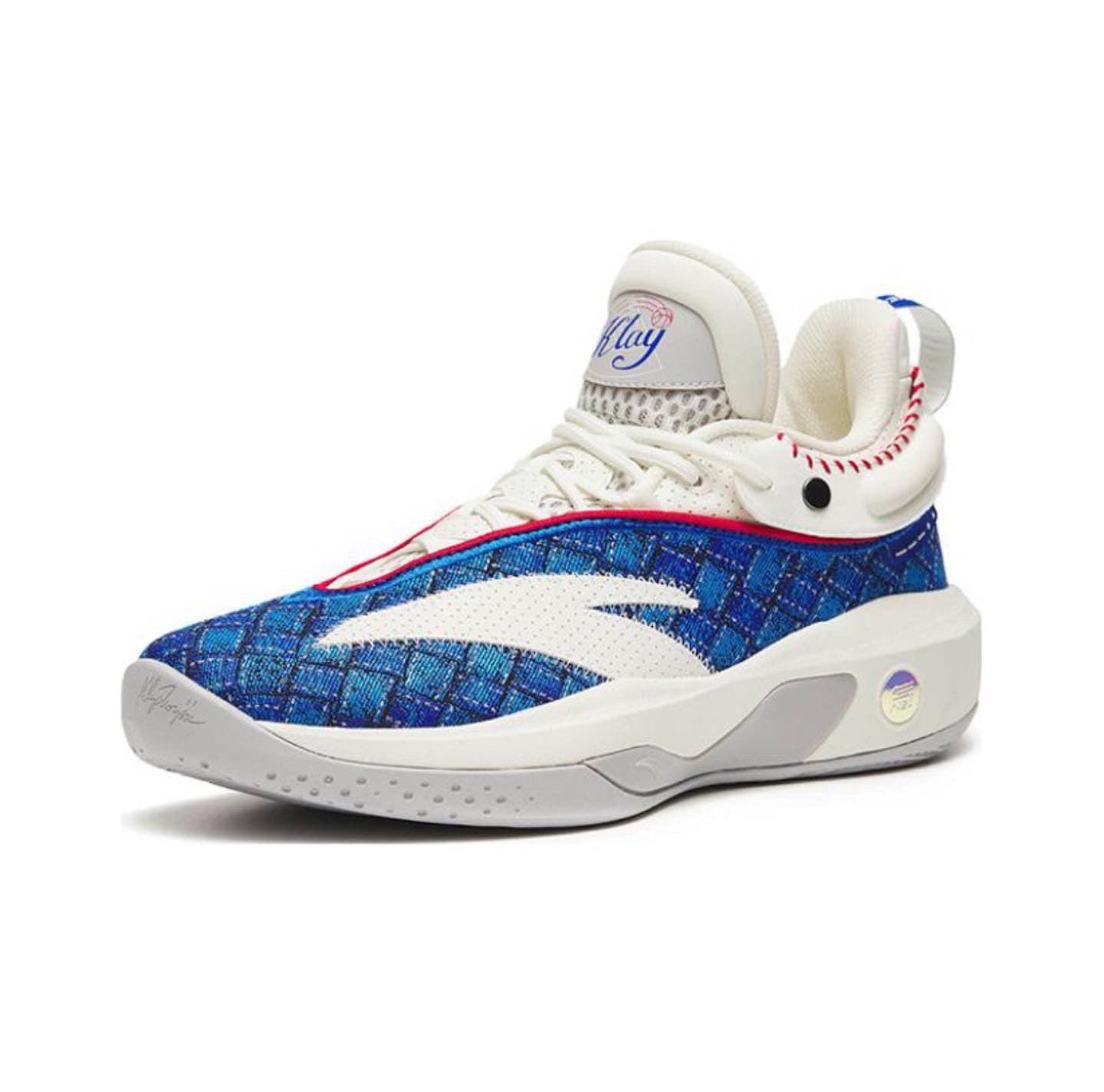 Anta Klay Thompson Kt8 “Baseball” Basketball Shoes White / Blue | FYJ907254