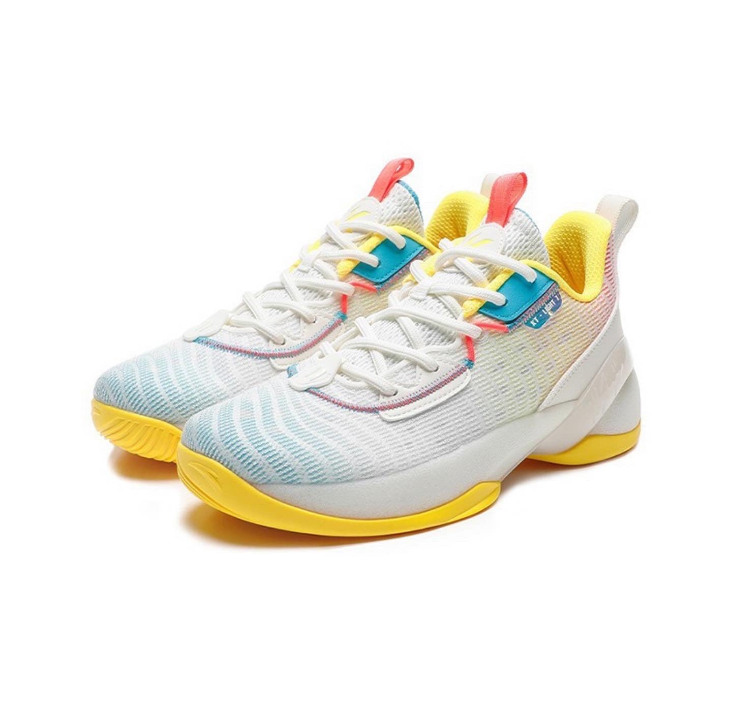 Anta Klay Thompson Light Cavalry 7 Basketball Shoes White / Yellow | GYV370295