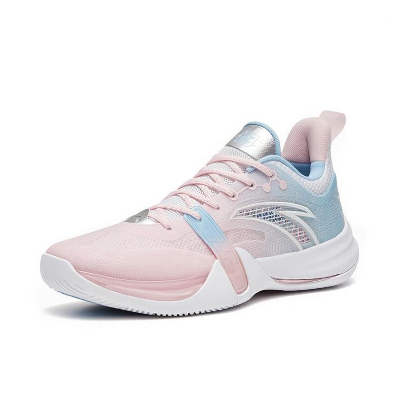 Anta Light Crazy 4 Team Basketball Shoes Pink / Blue | EBY628415